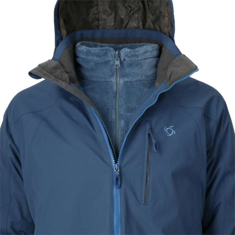 Chaqueta 3 en 1 Trevor Hombre Azul Doite - Imagen 3